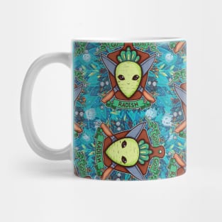 Radish and Knife Coat of Arms Mug